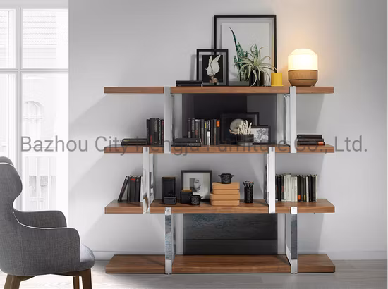 2022 Neues OEM zeitgenössisches modernes Design, solides Bücherregal für Zuhause, Metallrahmen, Einkaufszentrum, Schuhe, Handtasche, Hutregal aus Metall